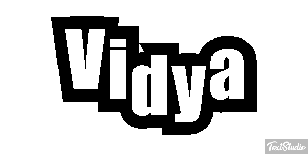 Vidya Effetto testo