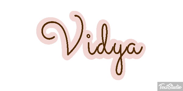 Vidya Effetto testo