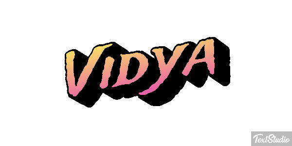 Vidya Effetto testo