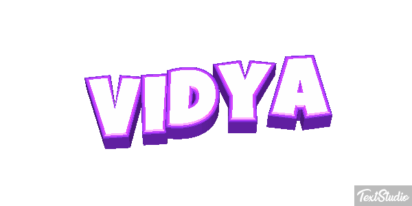 Vidya Effetto testo
