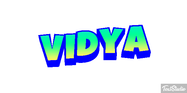 Vidya Effetto testo