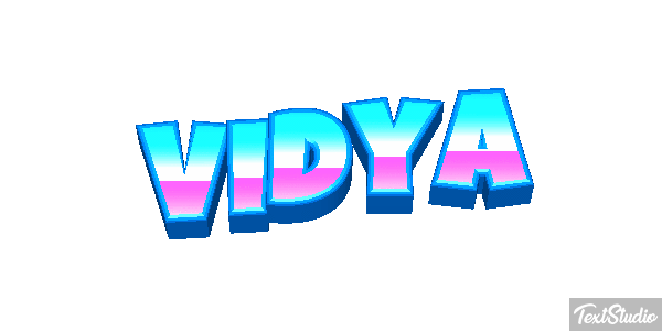 Vidya Effetto testo