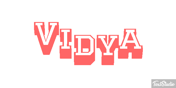 Vidya Effetto testo