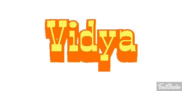 Vidya Effetto testo