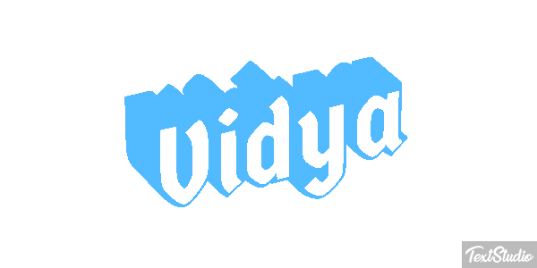 Vidya Effetto testo