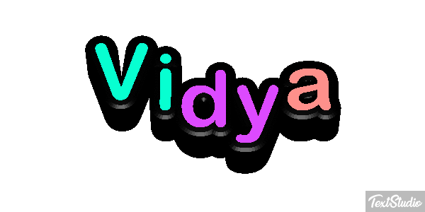 Vidya Effetto testo