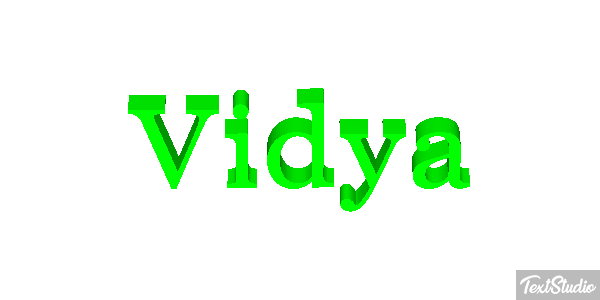 Vidya Effetto testo