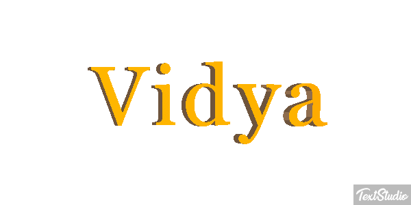 Vidya Effetto testo