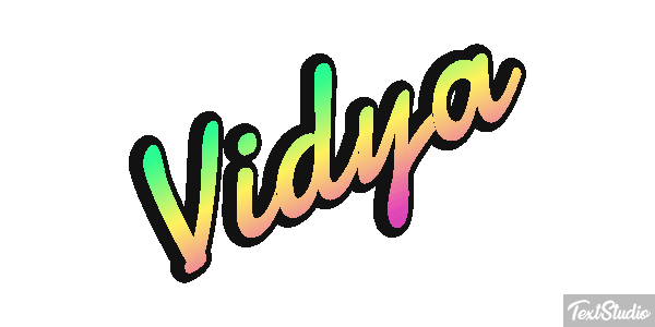 Vidya Effetto testo