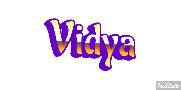 Vidya Effetto testo