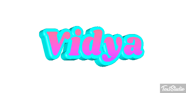 Vidya Effetto testo