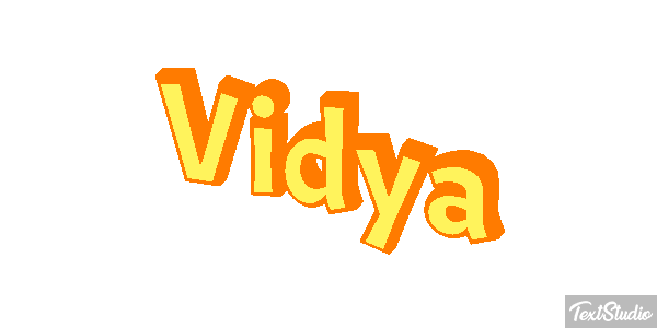 Vidya Effetto testo