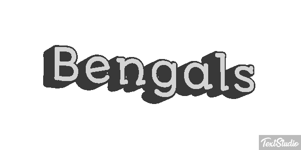 Bengals Text effect