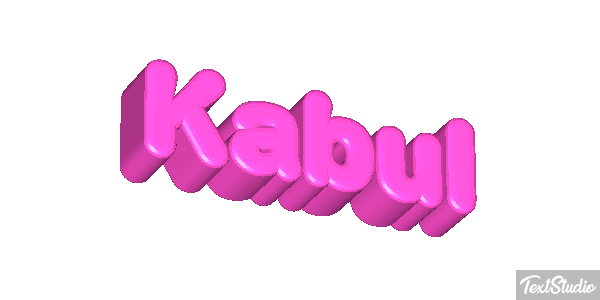Kabul Efecto de texto