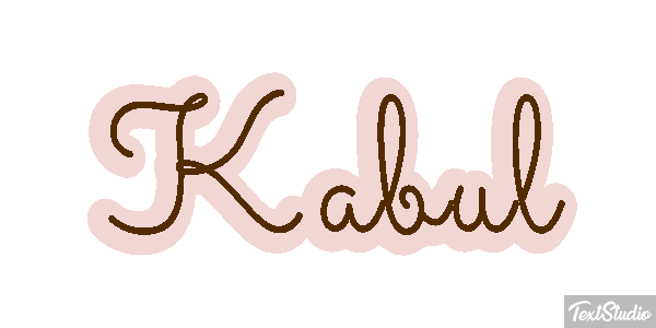 Kabul Efecto de texto