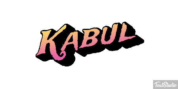 Kabul Efecto de texto