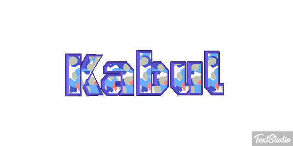 Kabul Efecto de texto