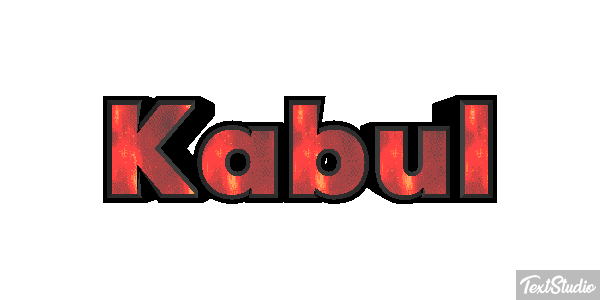 Kabul Efecto de texto