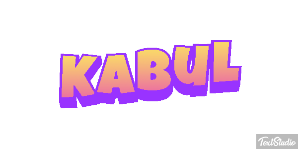 Kabul Efecto de texto