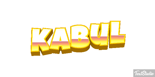 Kabul Efecto de texto