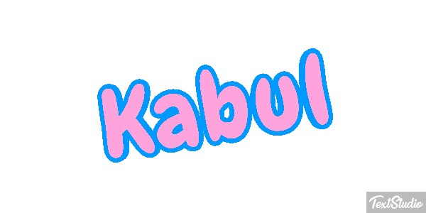 Kabul Efecto de texto