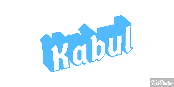 Kabul Efecto de texto