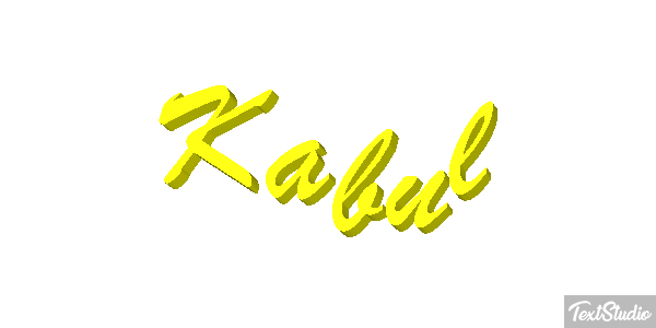 Kabul Efecto de texto