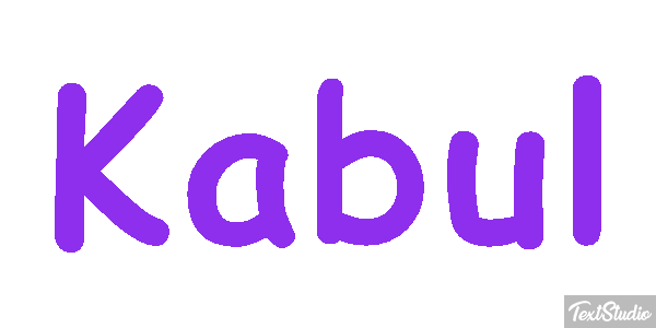 Kabul Efecto de texto