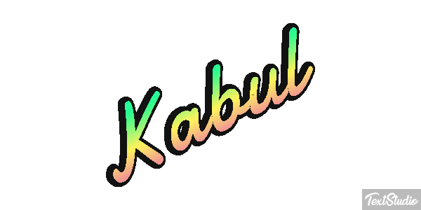 Kabul Efecto de texto