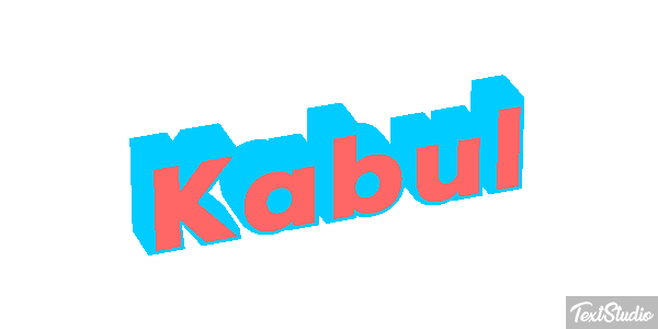 Kabul Efecto de texto