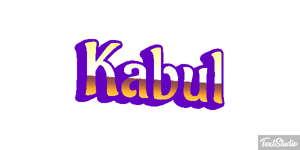 Kabul Efecto de texto
