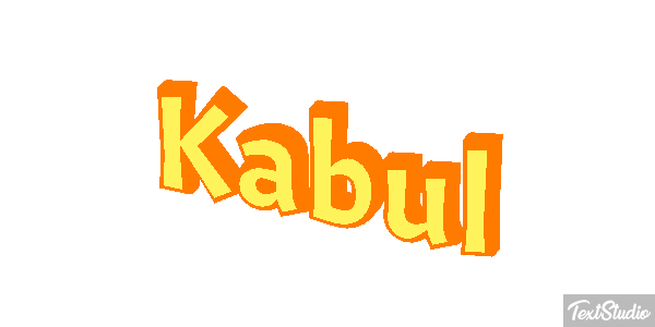 Kabul Efecto de texto