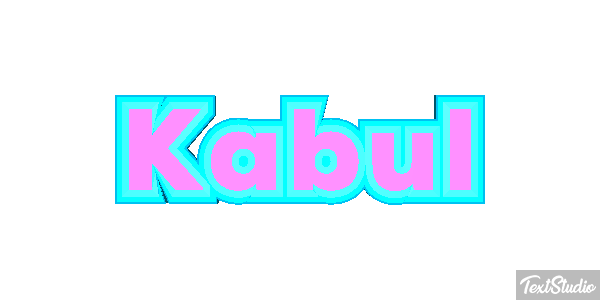 Kabul Efecto de texto