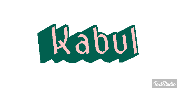 Kabul Efecto de texto