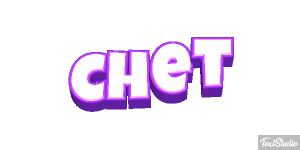 Chet Efecto de texto