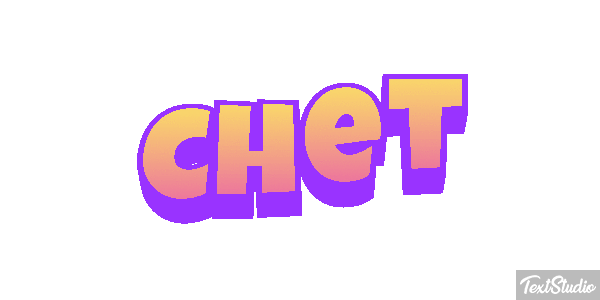 Chet Efecto de texto