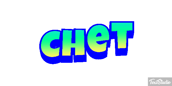 Chet Efecto de texto
