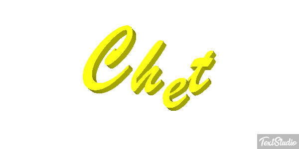 Chet Efecto de texto