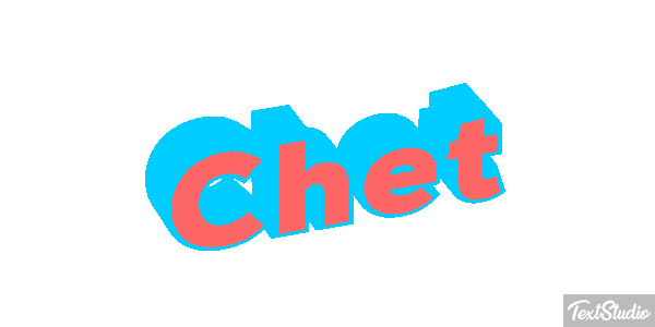 Chet Efecto de texto