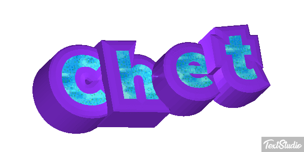 Chet Efecto de texto