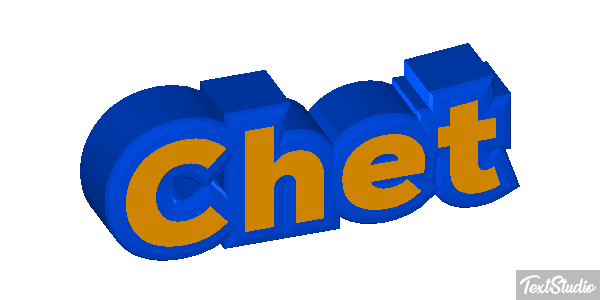 Chet Efecto de texto