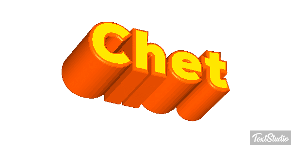 Chet Efecto de texto