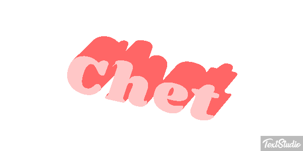 Chet Efecto de texto