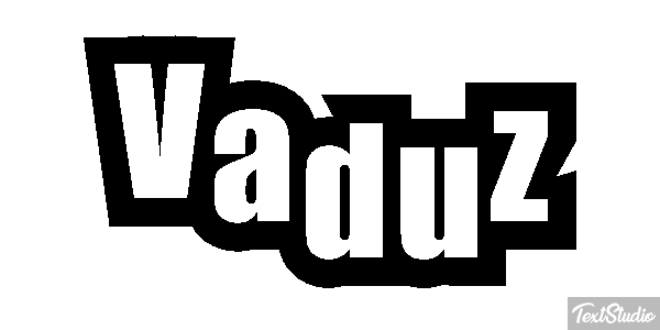 Vaduz Efecto de texto