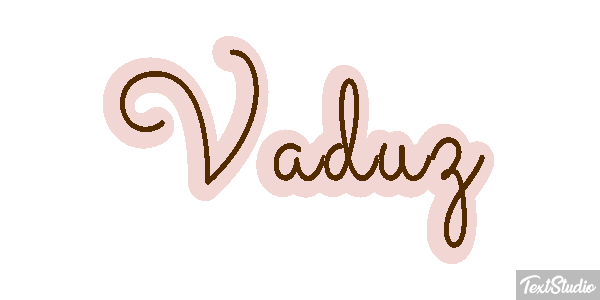 Vaduz Efecto de texto
