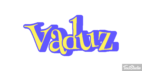 Vaduz Efecto de texto