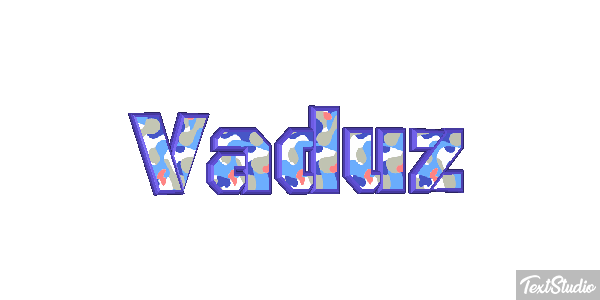 Vaduz Efecto de texto