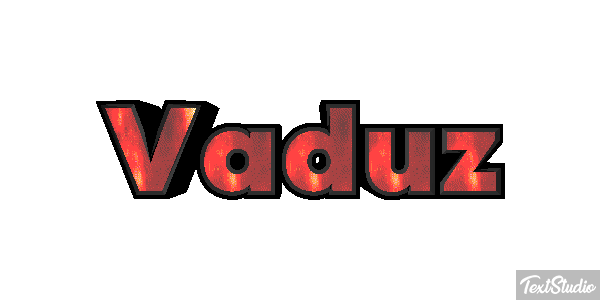 Vaduz Efecto de texto