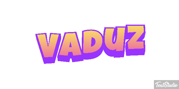 Vaduz Efecto de texto