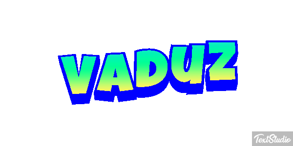 Vaduz Efecto de texto